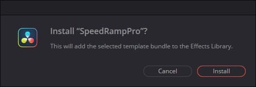 Installation Speed Ramp Lite